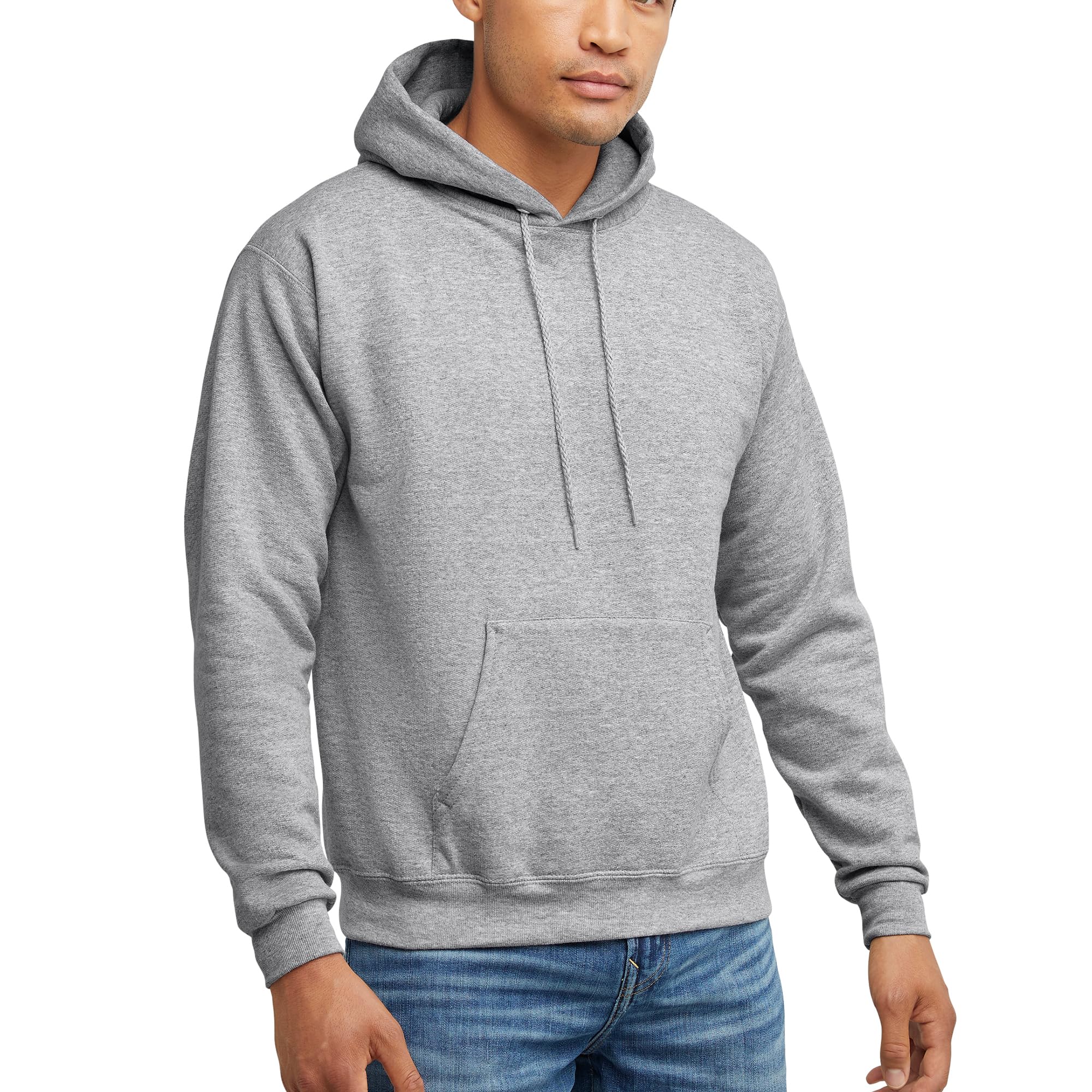 Hanes EcoSmart Hoodie, Midweight Fleece, Pullover Hooded Sweatshirt for Men